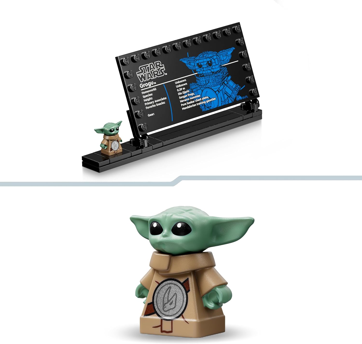 Detalle 2 de LEGO Star Wars 75446 Grogu-bouwset met Beskar-pantser en verstelbare figuur
