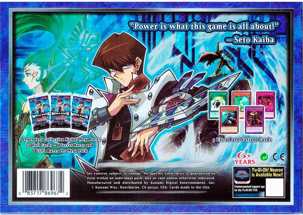 Detalle de 遊戯王 レジェンダリーコレクション 海馬 2025年復刻版 アンリミテッド版 ホイルカード入り