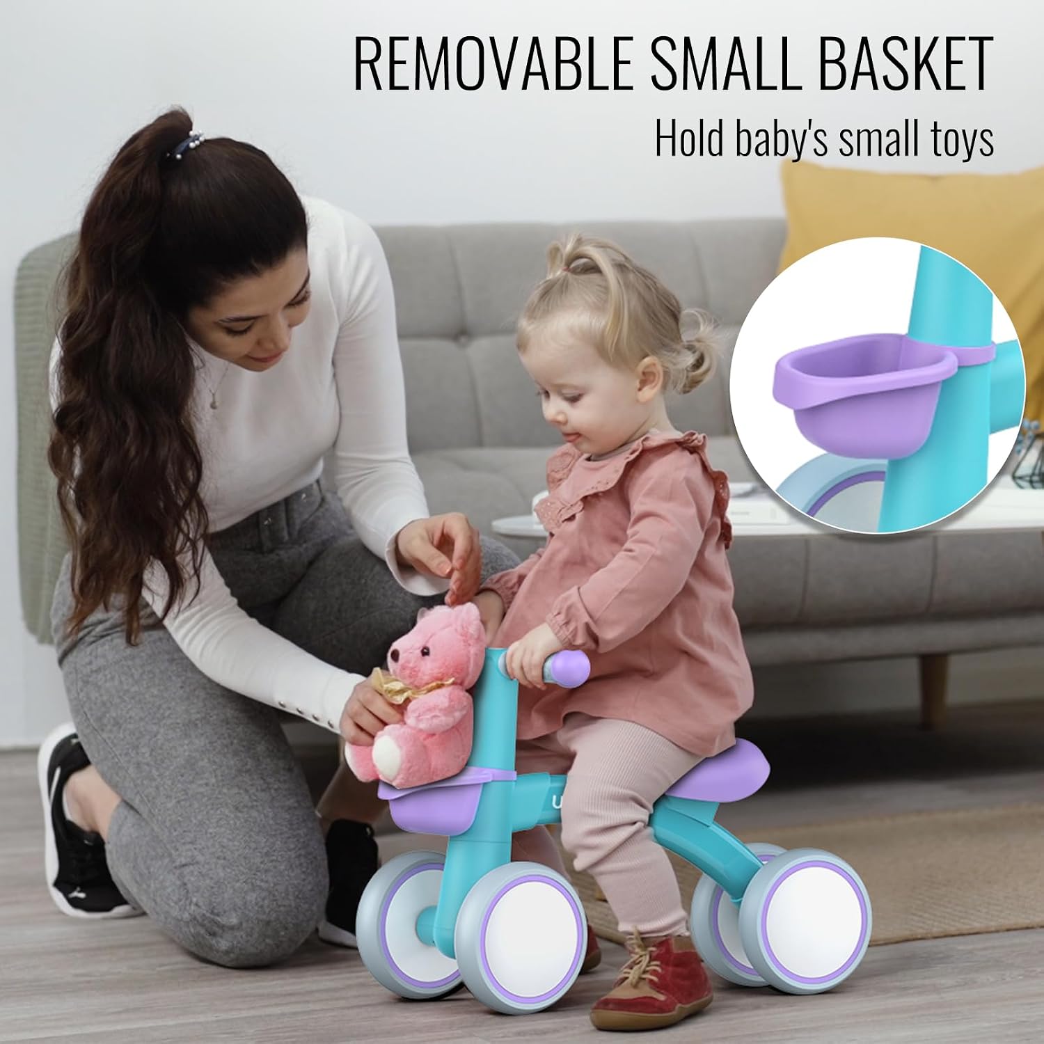 Detalle de Umatoll Kinder-Laufrad ab 1 Jahr 25 kg