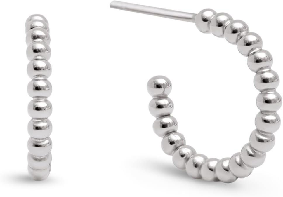Detalle de SINGULARU Pendientes Pebble Dots 17 mm