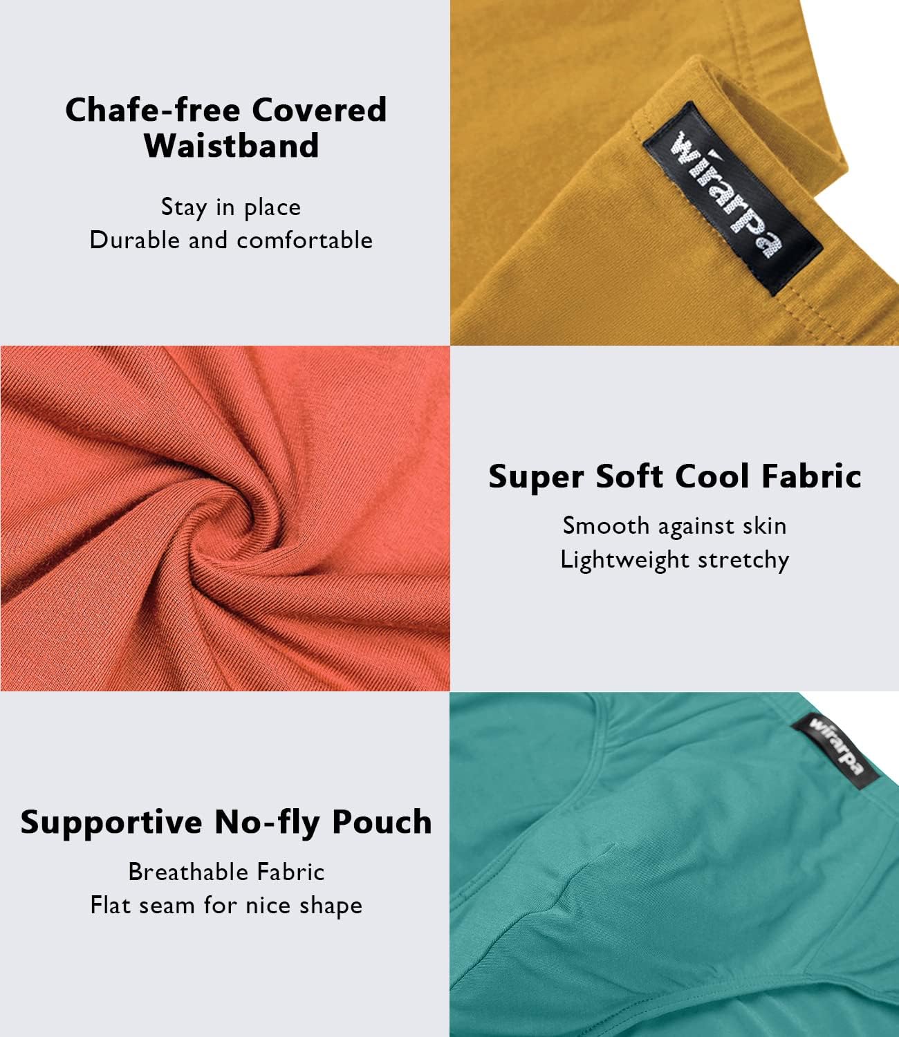 Thumbnail 5 de wirarpa Herren-Slip aus Microfaser (S–XXXL) – bequeme Unterhosen mit elastischem Bund