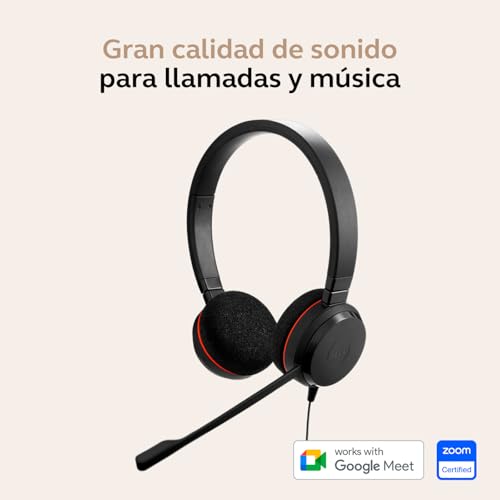 Detalle de Jabra Evolve 20 casque filaire, USB-C, noir