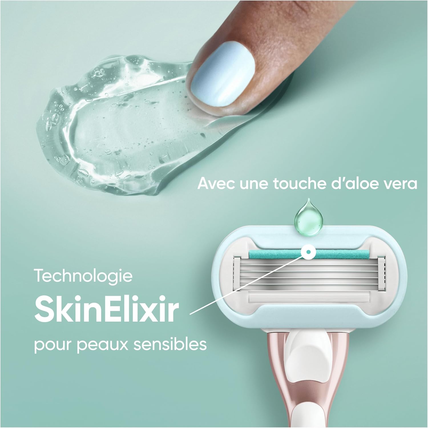 Thumbnail 5 de Rasoir femme Gillette Venus Pro Smooth Sensitive — manche réutilisable et cartouche à 5 lames