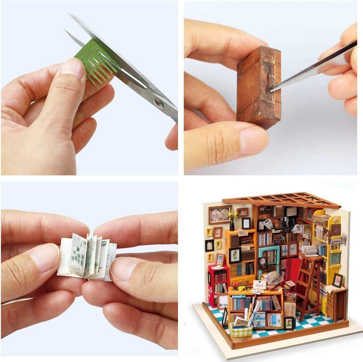 Thumbnail 4 de ROWOOD Kit fai da te per casa delle bambole in miniatura in legno