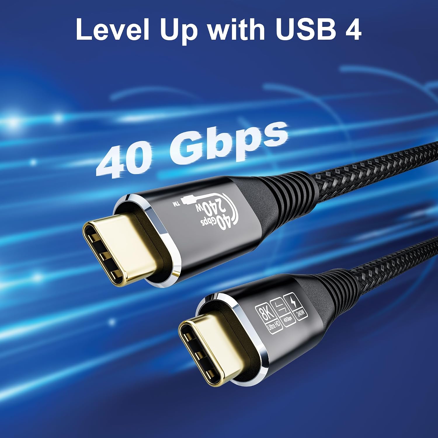 Thumbnail 4 de CAKOBLE USB4 USB-C-Kabel 2 m