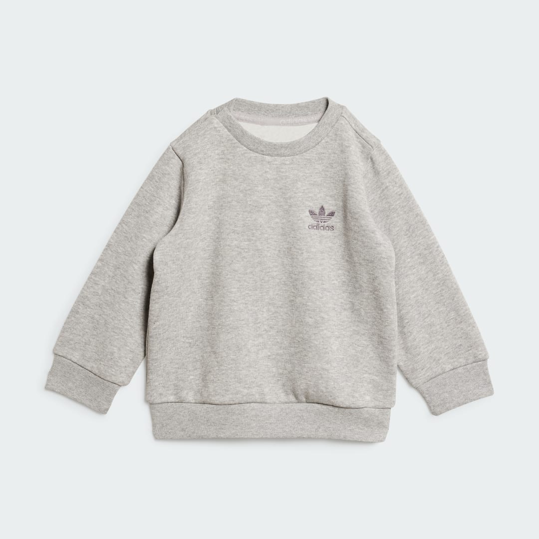 Detalle 2 de Adidas Conjunto sudadera y pantalón bebé Gris