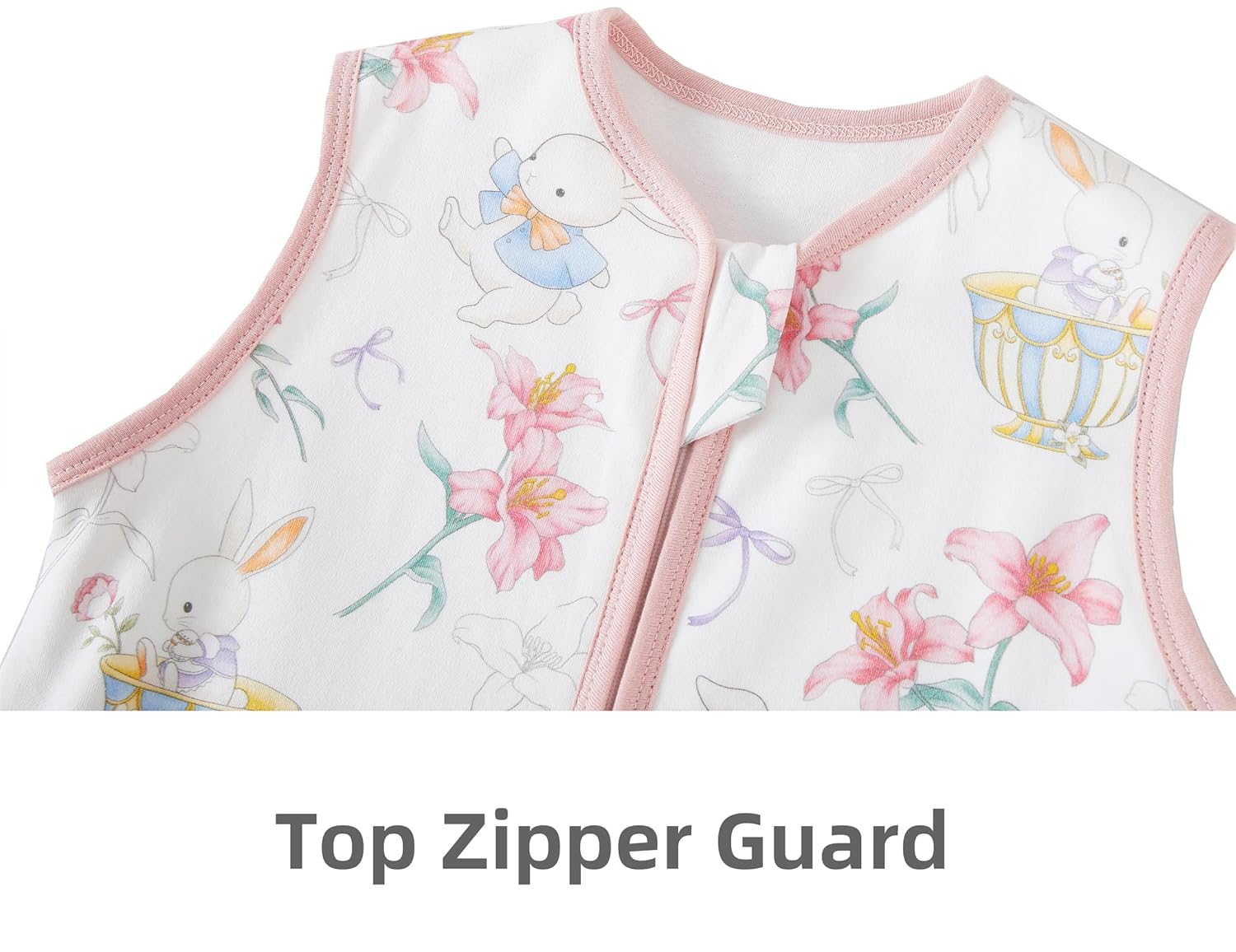 Thumbnail 2 de Teechodina Baby Ganzjahres Schlafsack mit Füßen – 100% Baumwolle, 80 cm