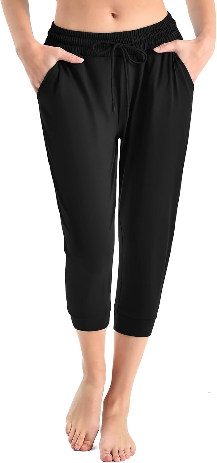 Detalle de Walifrey Women's Cropped Joggers with Pockets