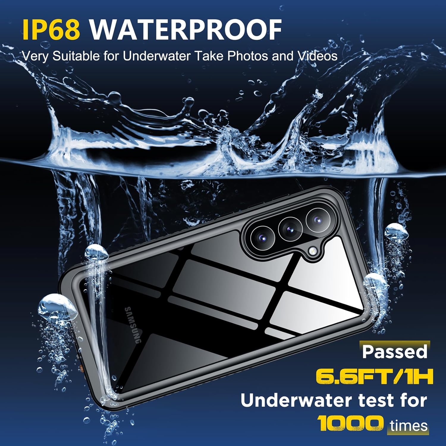 Thumbnail 3 de SPIDERCASE Waterproof Case for Samsung Galaxy S26 (IP68) With Built-in Screen & Camera Lens Protector