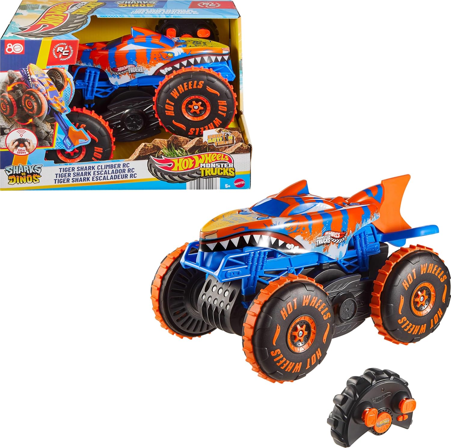 Detalle 2 de Hot Wheels Rageasaur RC 1/15 Monster Truck