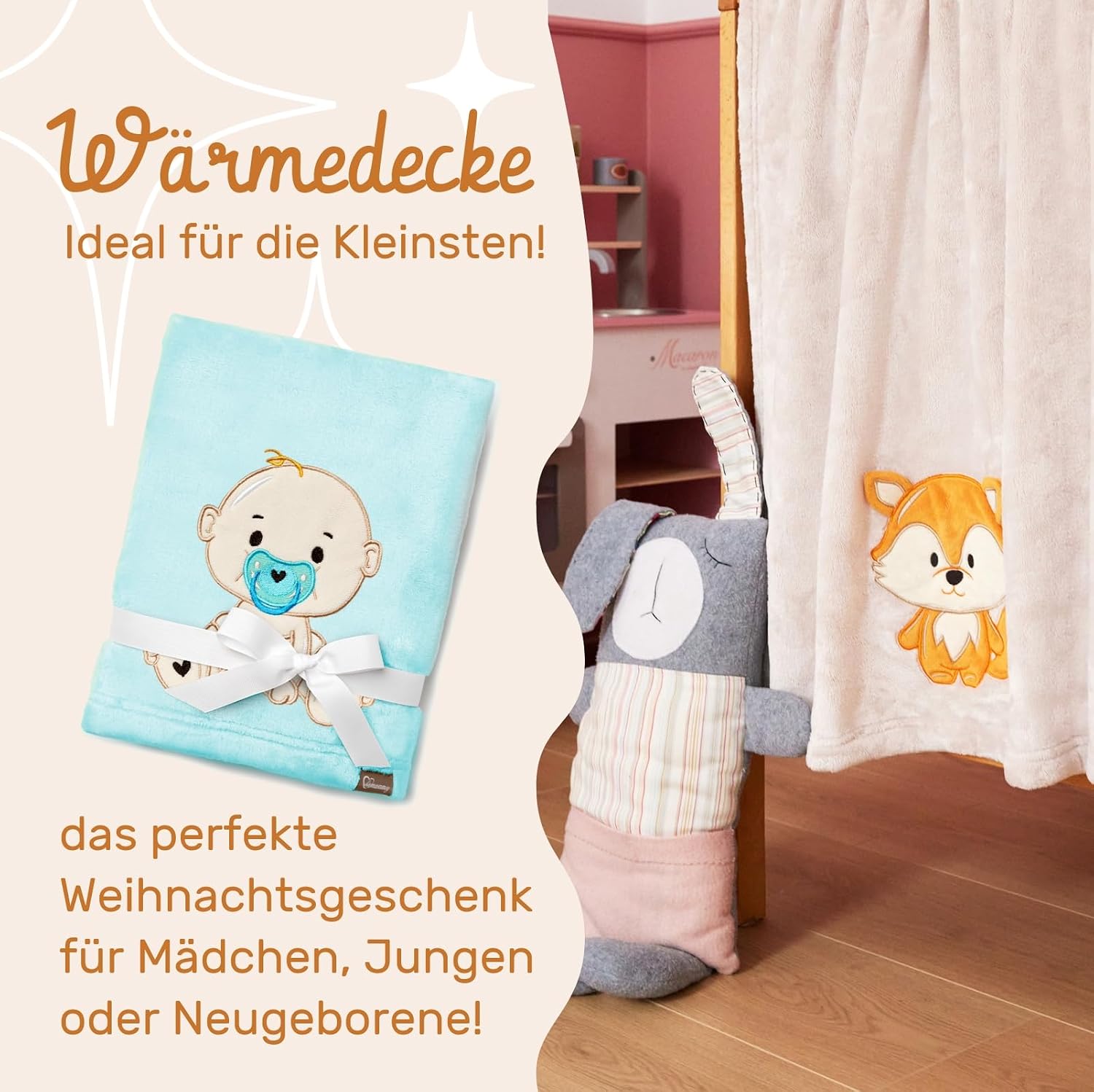 Detalle de Be Mammy Coperta calda per bambini 3D