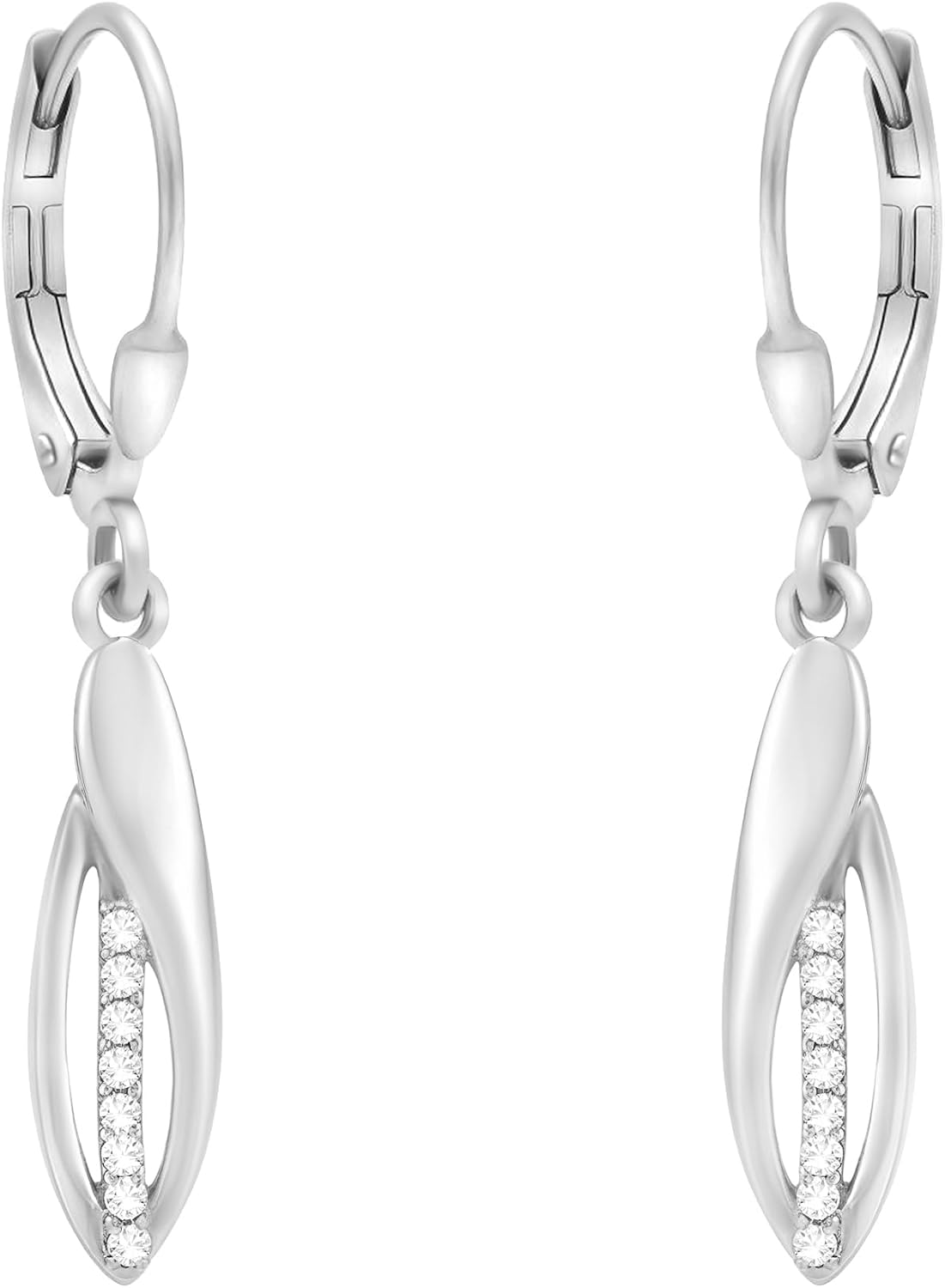 Thumbnail 6 de SOFIA MILANI Damen Ohrringe 925 Silber – Oval mit Zirkonia