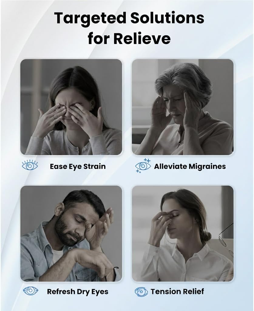 Thumbnail 6 de BOB AND BRAD Eye Massager with Heat and Cooling — EyeOasis 2 for Dry Eyes, Migraine Relief, and Sleep Support