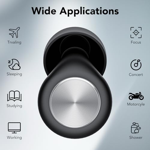Detalle de 2026 Bouchon d'oreille pour dormir Taopodo – réduction jusqu'à 45 dB, silicone réutilisable et lavable