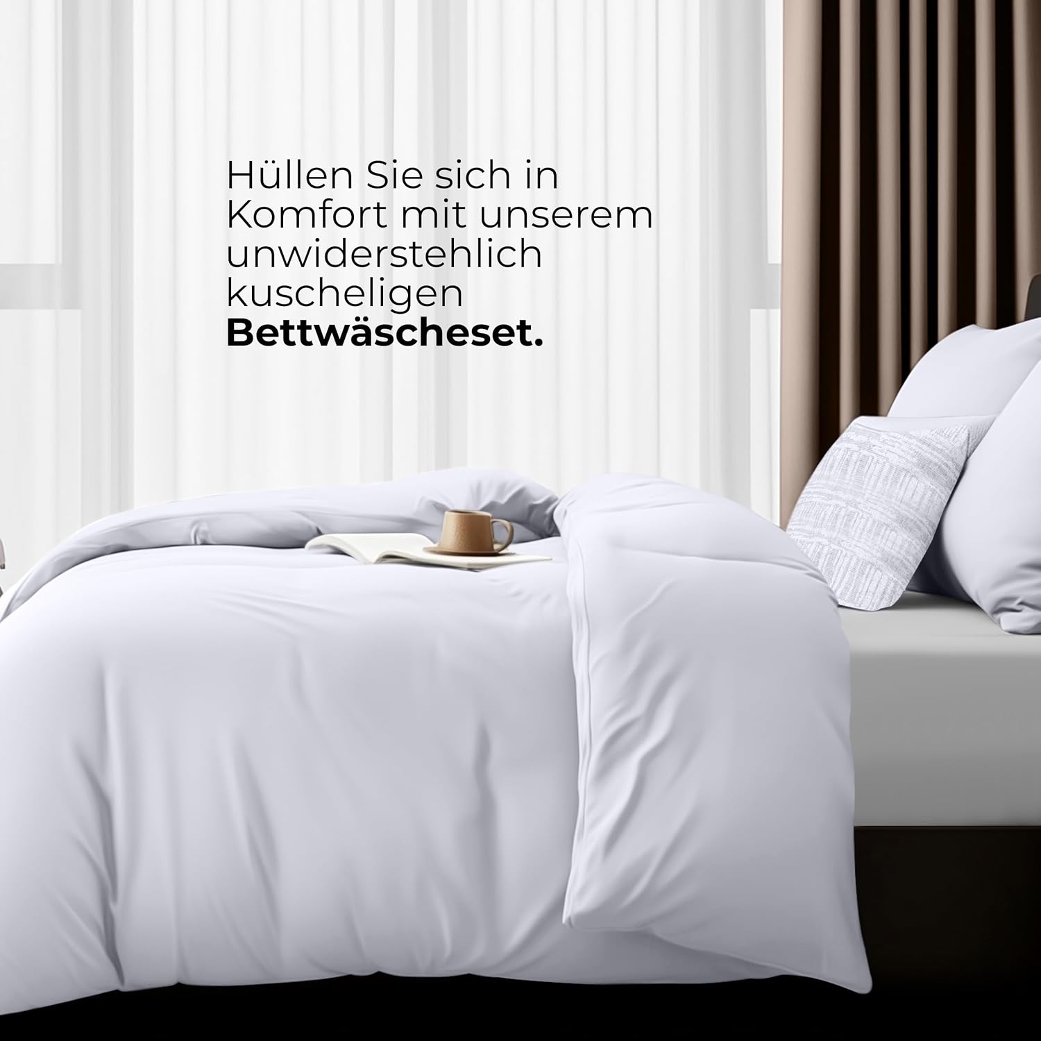 Thumbnail 2 de Utopia Bedding Bettwäsche 135x200 4teilig Mikrofaser