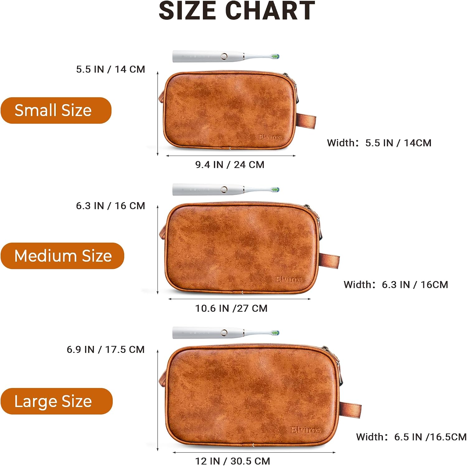 Thumbnail 5 de Elviros Toiletry Bag Medium 10.6in