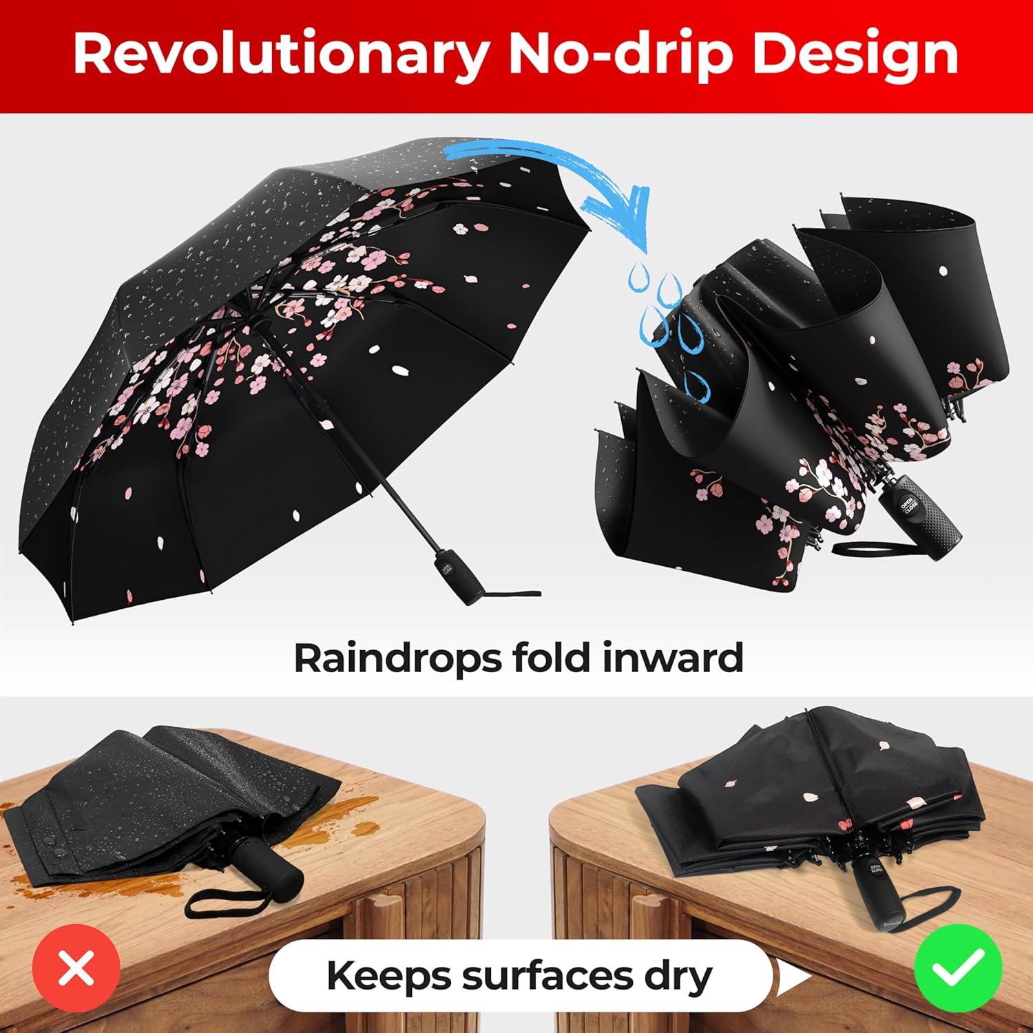 Thumbnail 4 de TUMELLA Flip-proof Umbrella, small and light 🌧