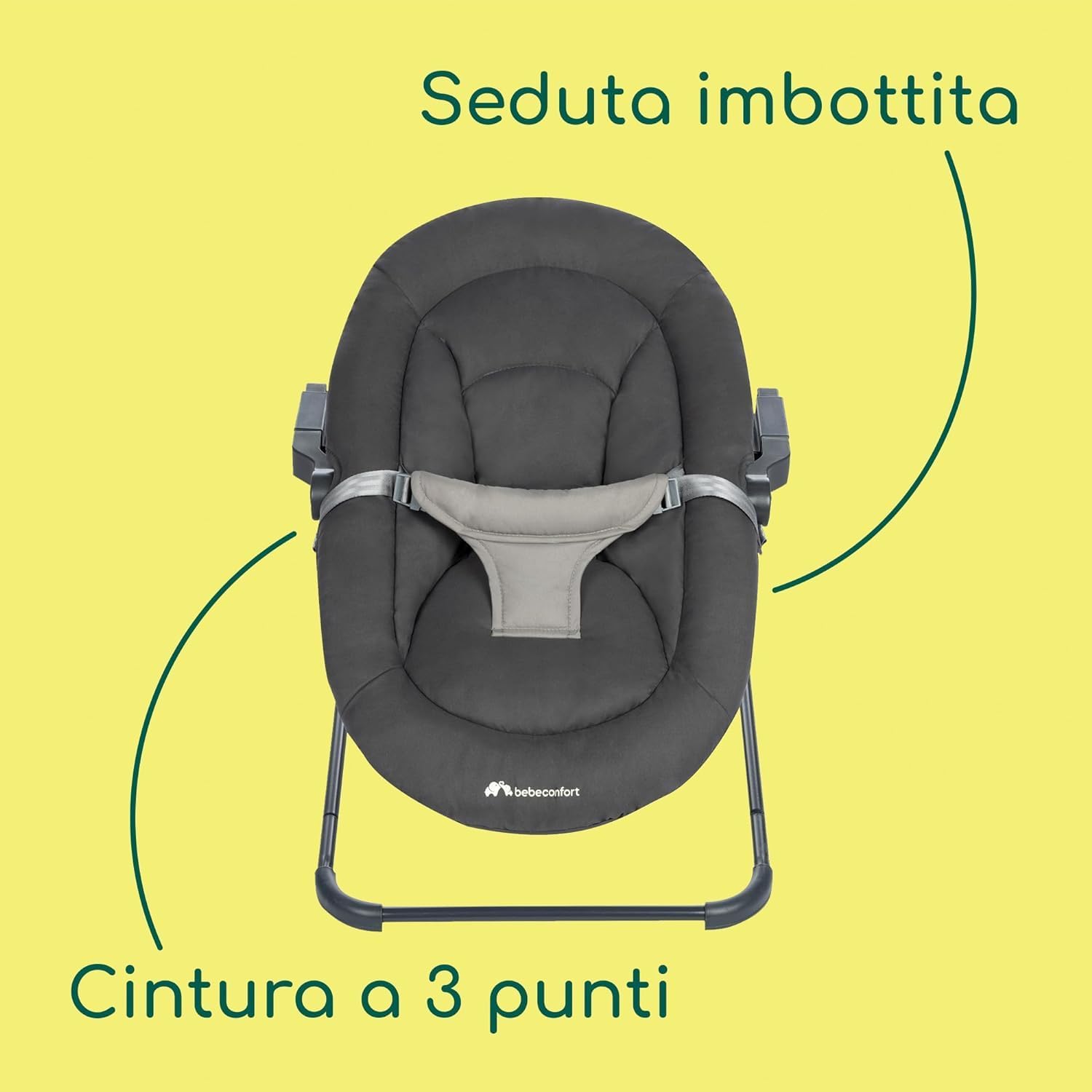Thumbnail 4 de Bebeconfort Timba 2-in-1 Baby Bouncer Chair (Birth to 6 Months) with Tray Compatibility