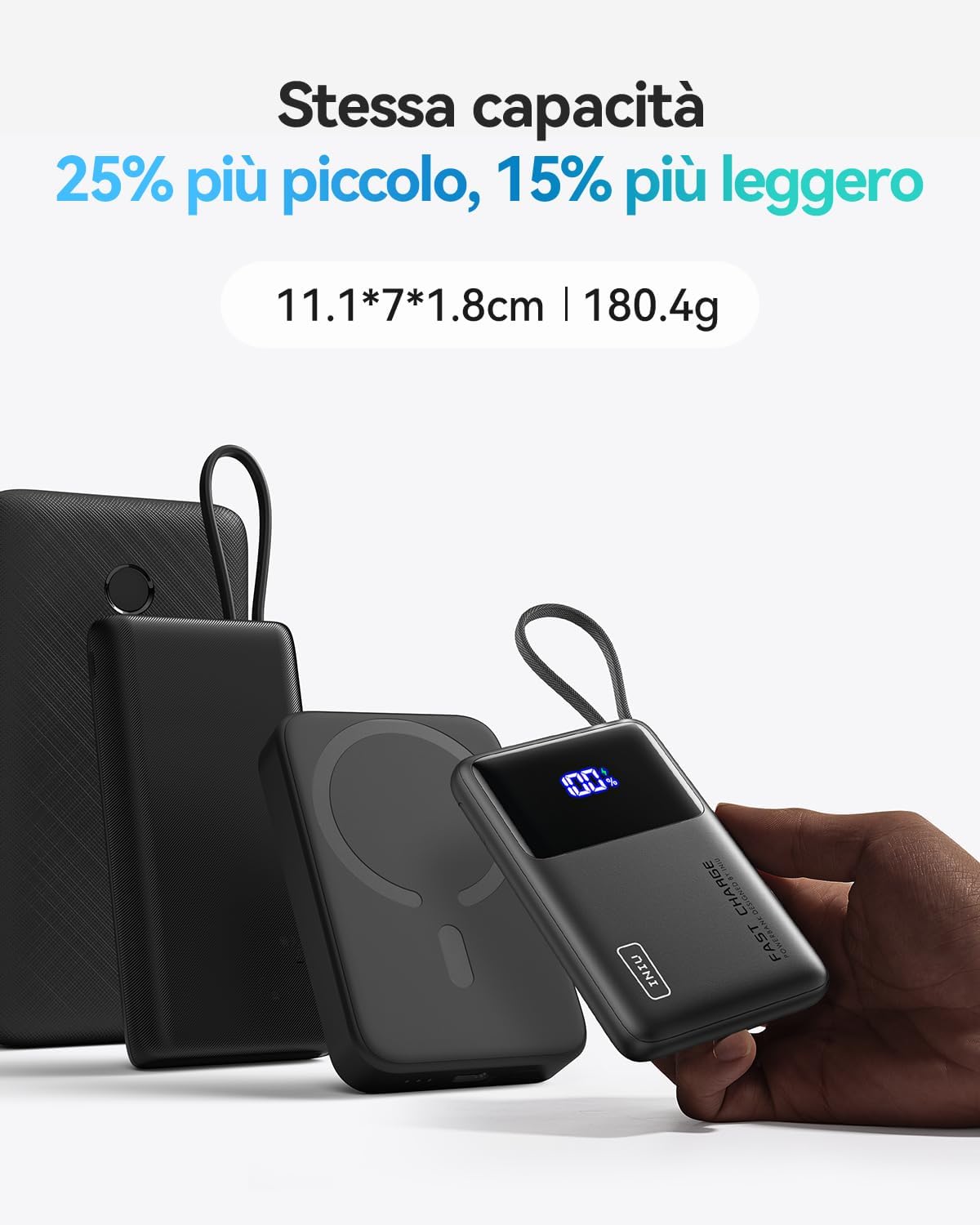 Detalle 2 de INIU Power Bank 10000mAh