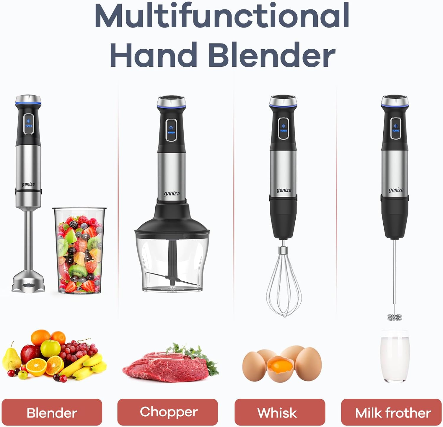 Detalle 1 de Ganiza Immersion Blender 800 mL