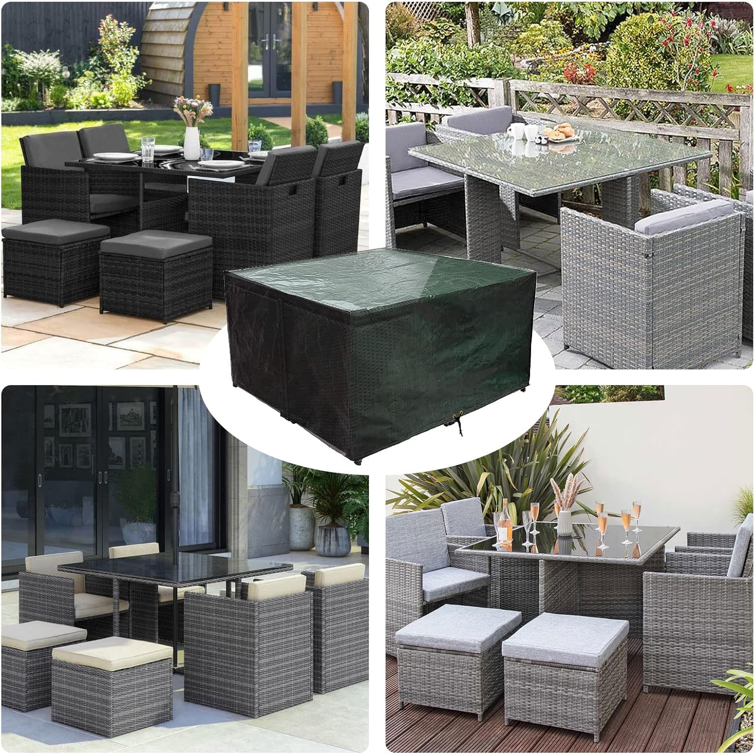 Detalle 2 de RICHIE Waterproof Garden Furniture Cover 270x180x90cm