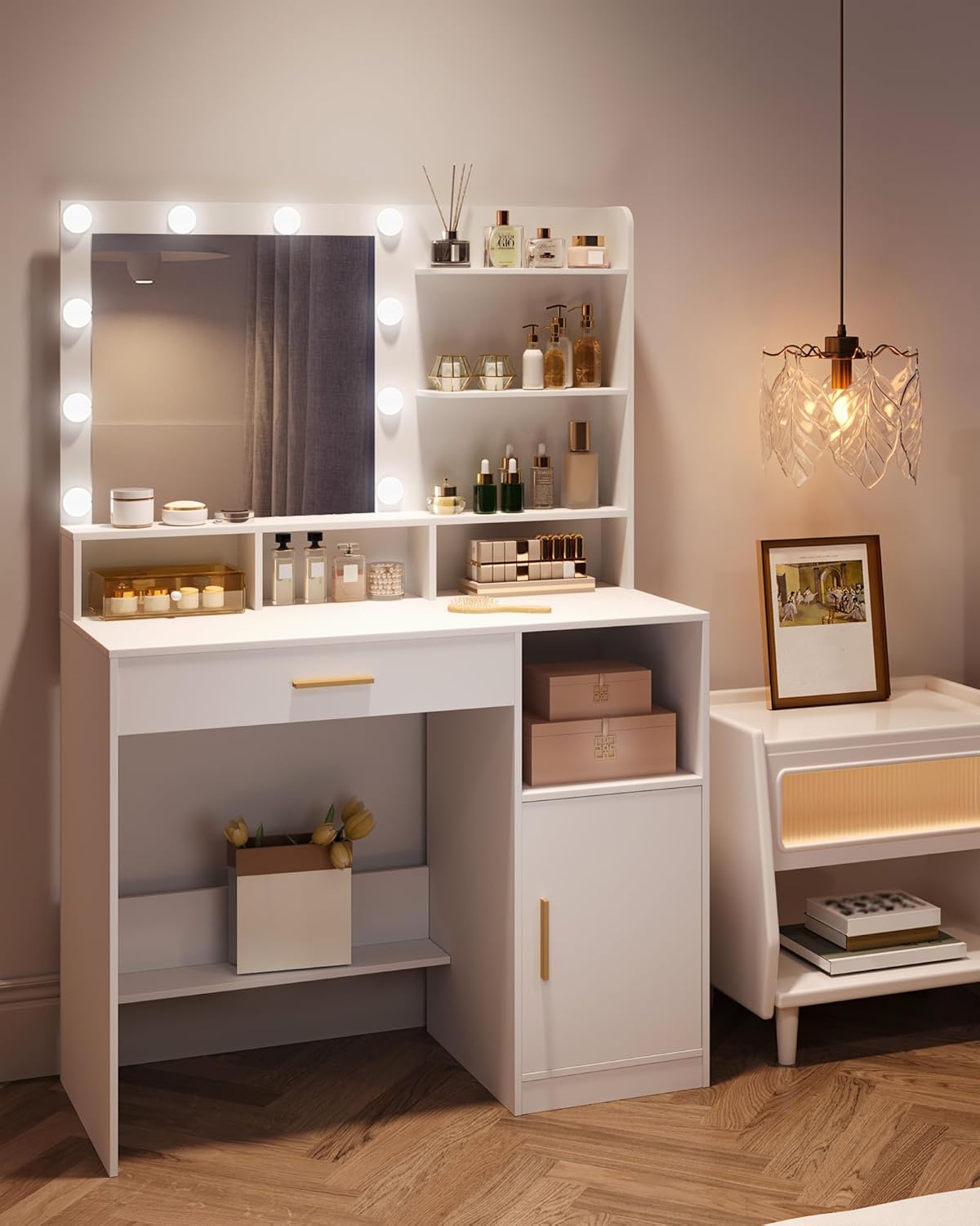 Detalle 2 de Hzuaneri DT41303XEU Toeletta con specchio regolabile
