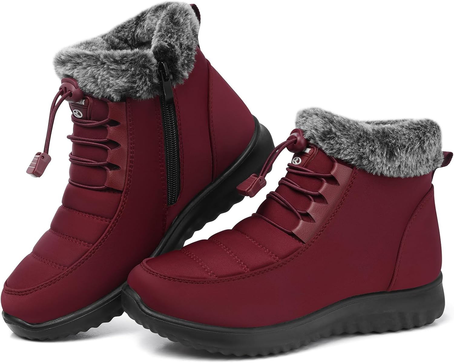 Thumbnail 6 de SHIBEVER Women's Winter Boots, Faux-Fur Lined
