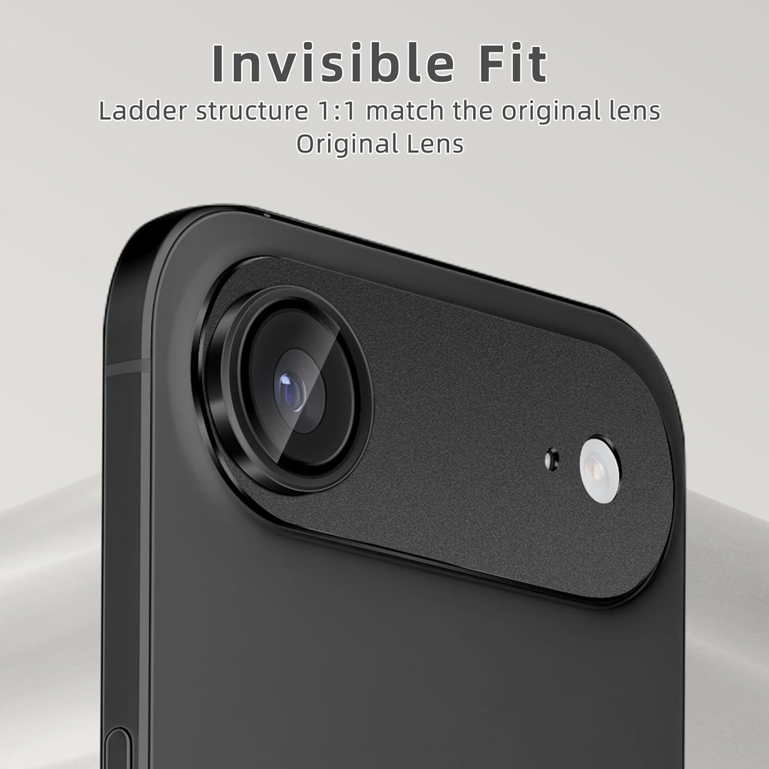 Thumbnail 6 de SumRioo Kameraschutz-Panzerglasfolie für iPhone 17 Air (Kamera Linsenschutz), 9H, Aluminiumlegierung – Schwarz