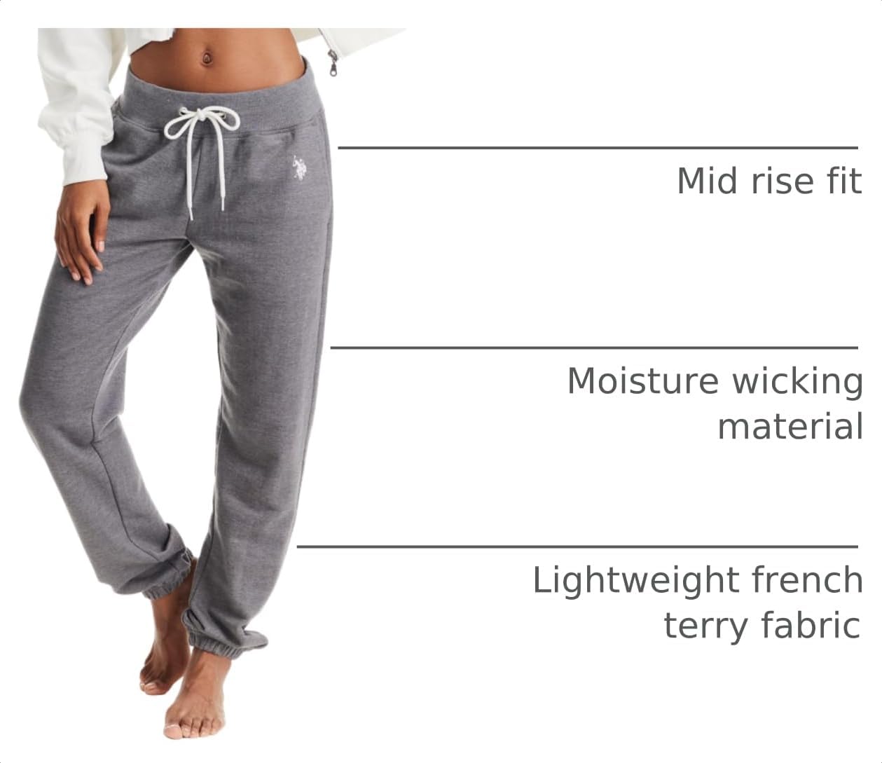 Thumbnail 3 de U.S. Polo Assn. Womens Sweatpants