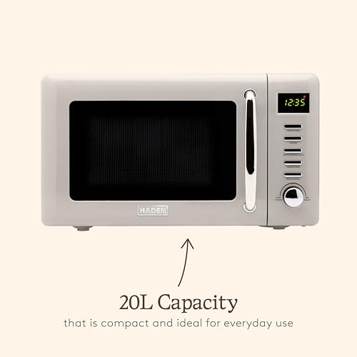 Thumbnail 2 de HADEN Microwave 20L 800W 5 Power Levels (Cotswold Putty) – A Practical Kitchen Companion