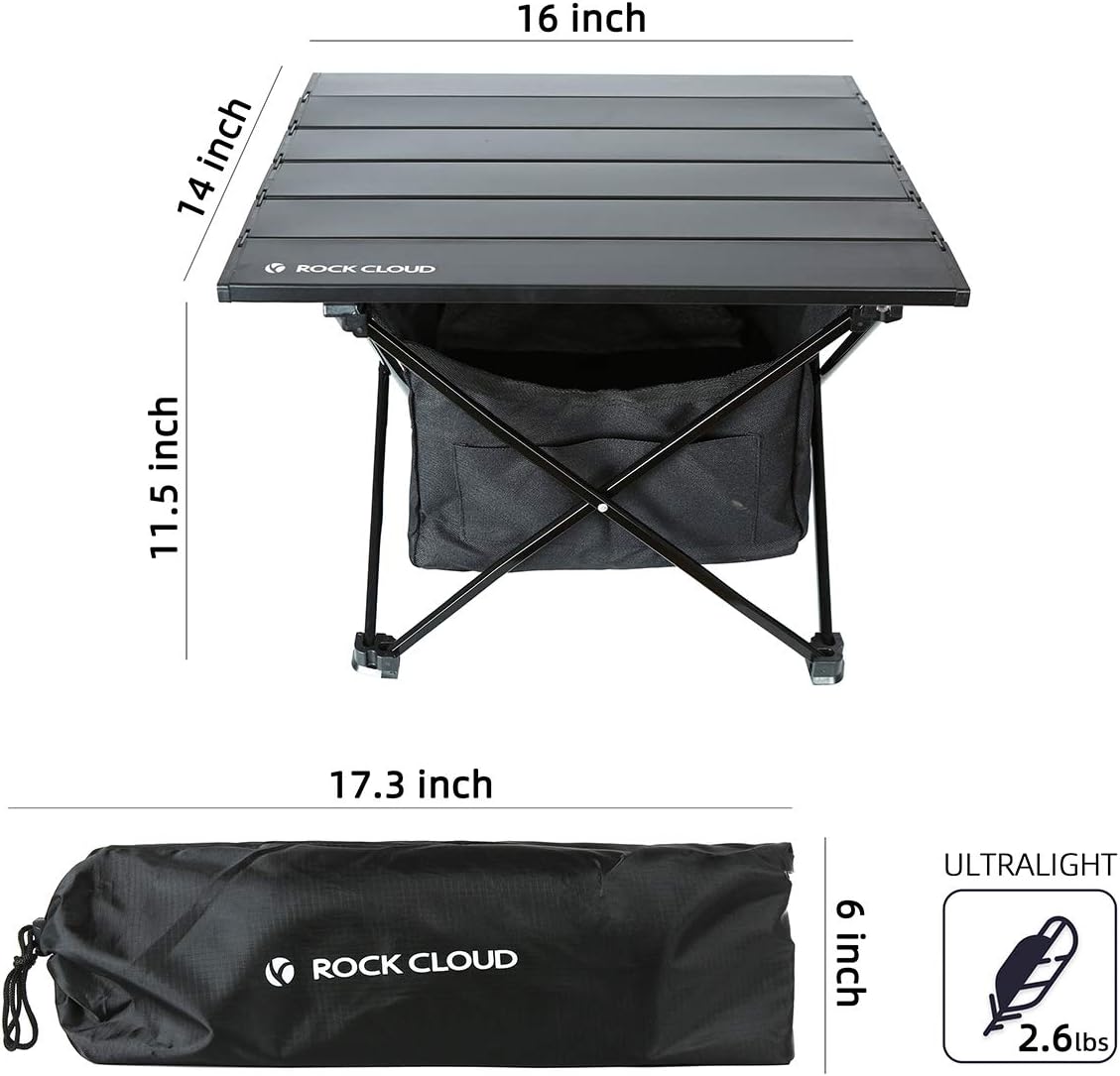 Thumbnail 2 de Rock Cloud Portable Camping Table: Ultralight Aluminium Folding Table for Outdoor Adventures