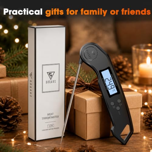 Thumbnail 7 de DOQAUS Meat Thermometer: 3s Read, ±1°C Accuracy, Black