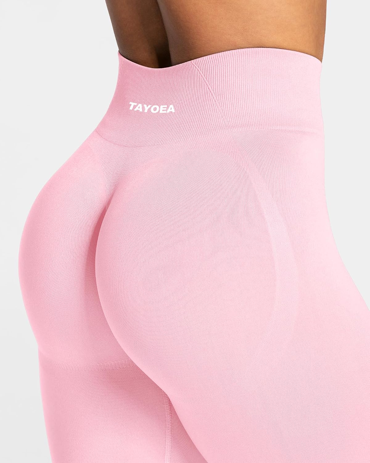 Detalle de TAYOEA Scrunch-Jeans-Leggings für Damen mit Push-up-Effekt – nahtlos & blickdicht für Yoga, Gym und Alltag