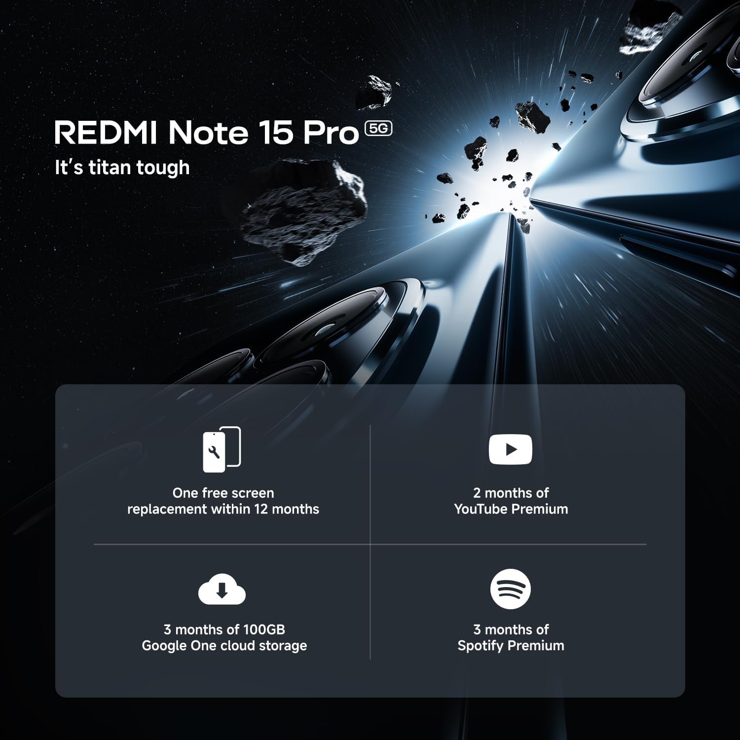 Detalle 2 de XIAOMI Redmi Note 15 Pro 6580mAh smartphone