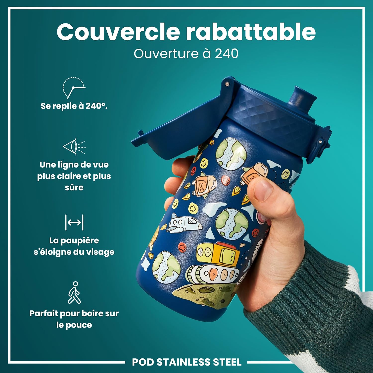 Detalle 2 de Ion8 Gourde Enfant Anti-fuite 🥤