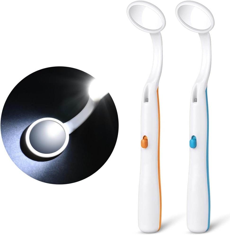 ACWOO Specchio Dentale 2PZ Luce LED