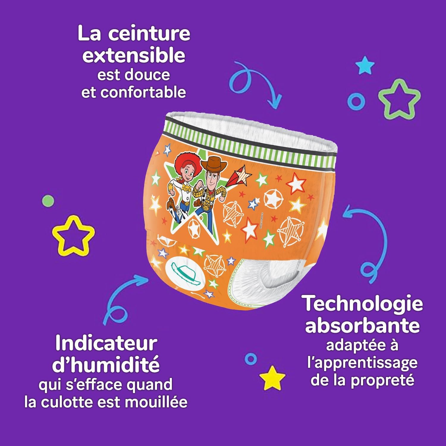 Thumbnail 2 de Huggies Klimmzüge Explorers für Jungen (1,5–3 Jahre), Größe 5–6 – 48 Windel-Hosen Flex & Protect