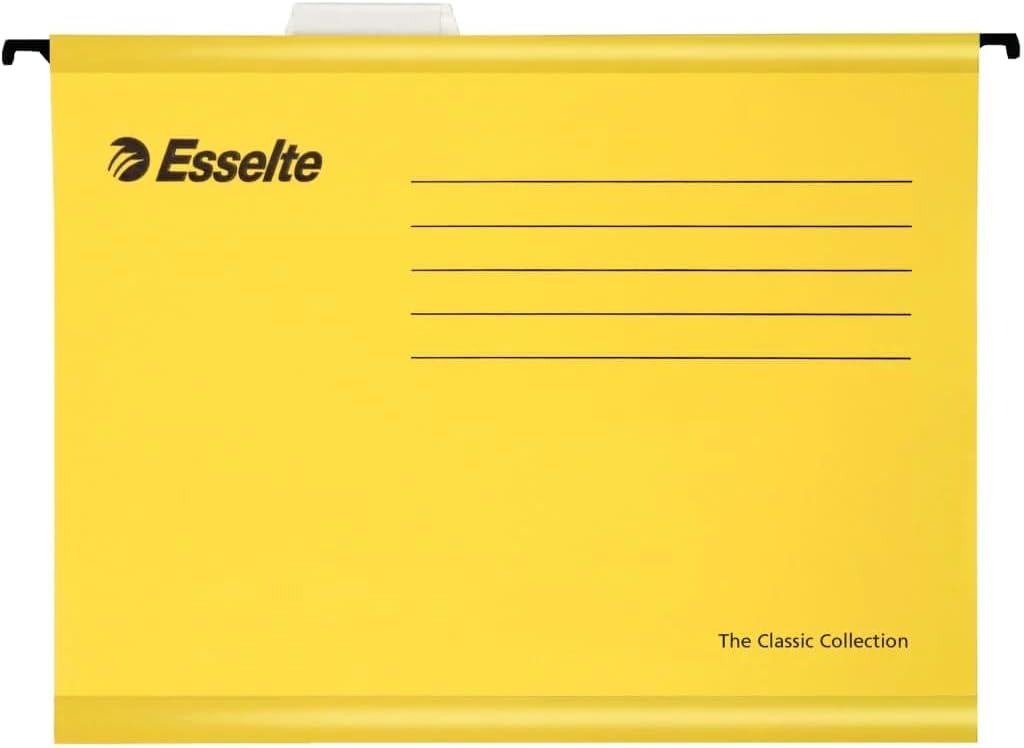 Detalle de Esselte The Classic Collection: Cartelle sospese rinforzate A4, 25 pezzi, blu, 90311