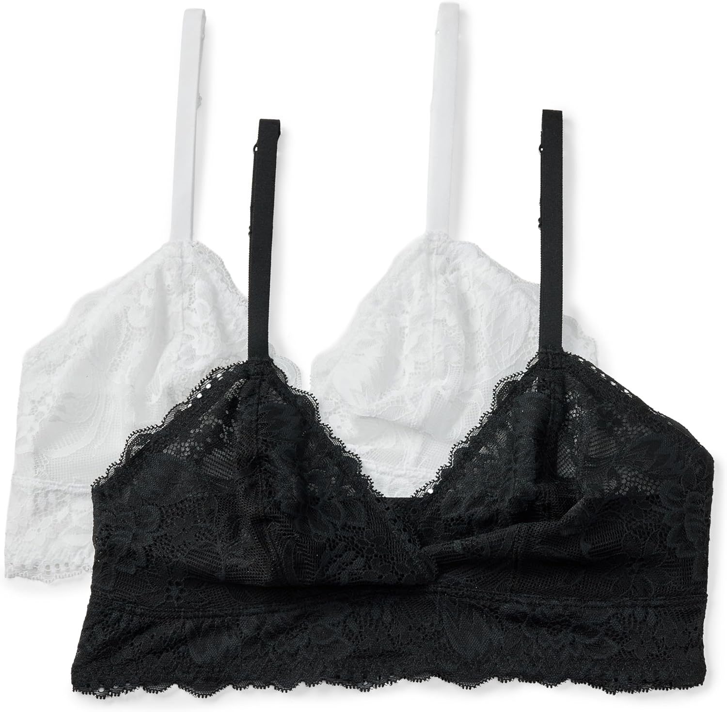 Thumbnail 5 de Amazon Essentials Women’s Stretch Galloon Lace Longline Triangle Bralette (Unlined)