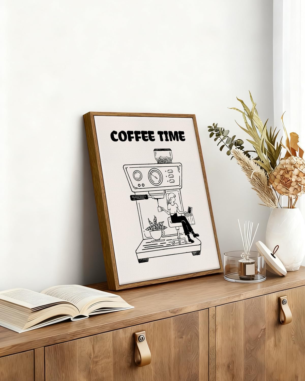 Detalle 2 de Framed Vintage Wall Art, 12 x 16 Inch