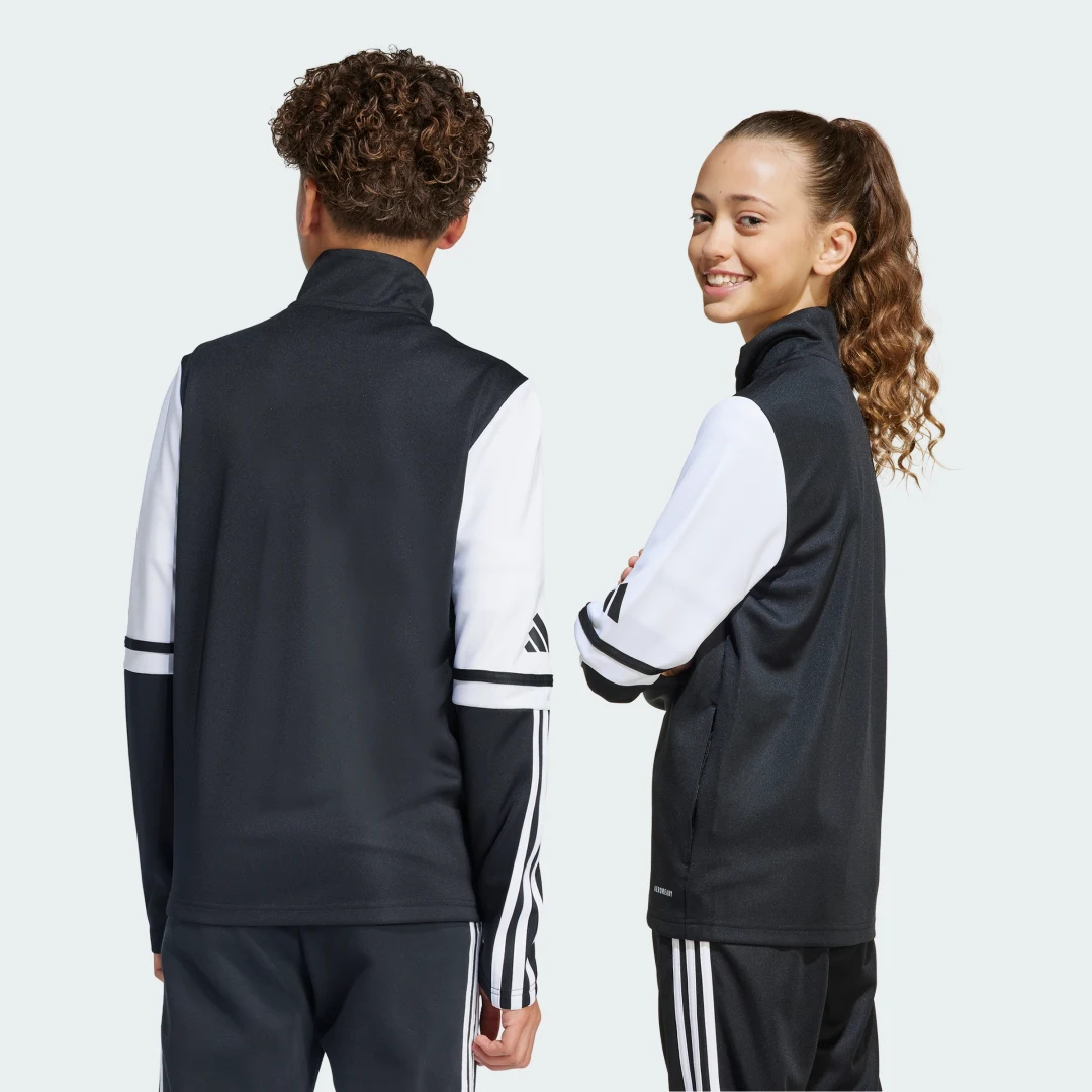 Detalle 2 de Chaqueta entrenamiento Squadra 25 (Adolescentes) de Adidas — Negro