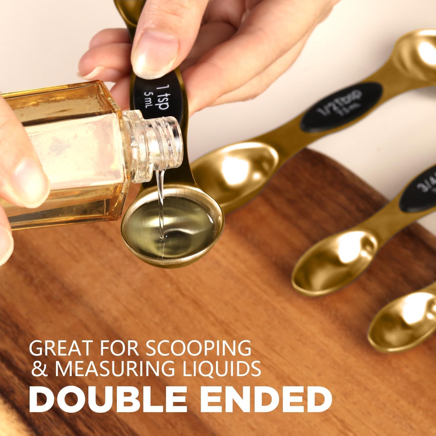Thumbnail 4 de ChefAide Measuring Spoon Set, Stainless Steel