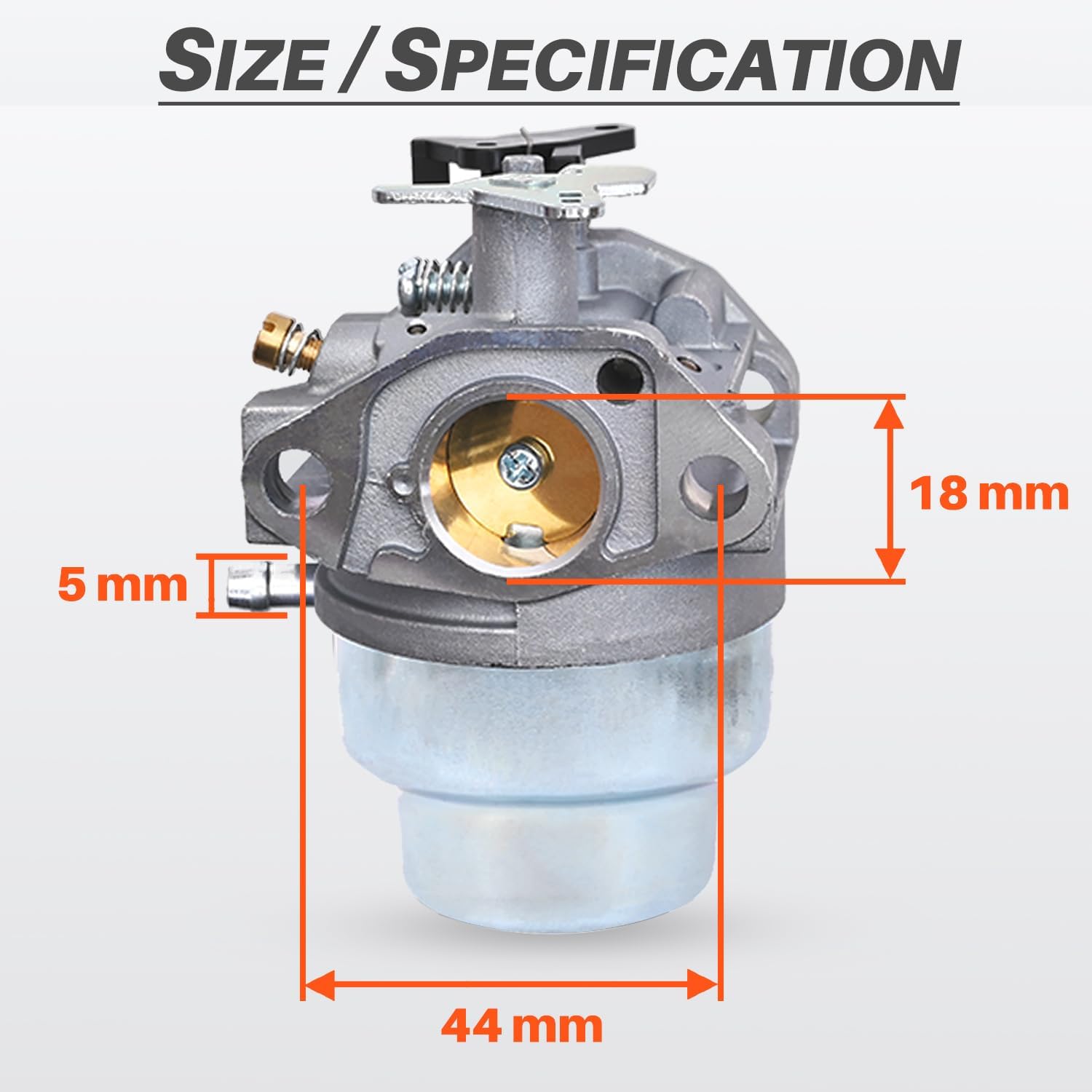 Detalle 2 de Vergaser-Set für Honda GCV160-OHC, GCV160 GC160 und GCV135 – JRISBO 9-in-1 ErsatzteilKit
