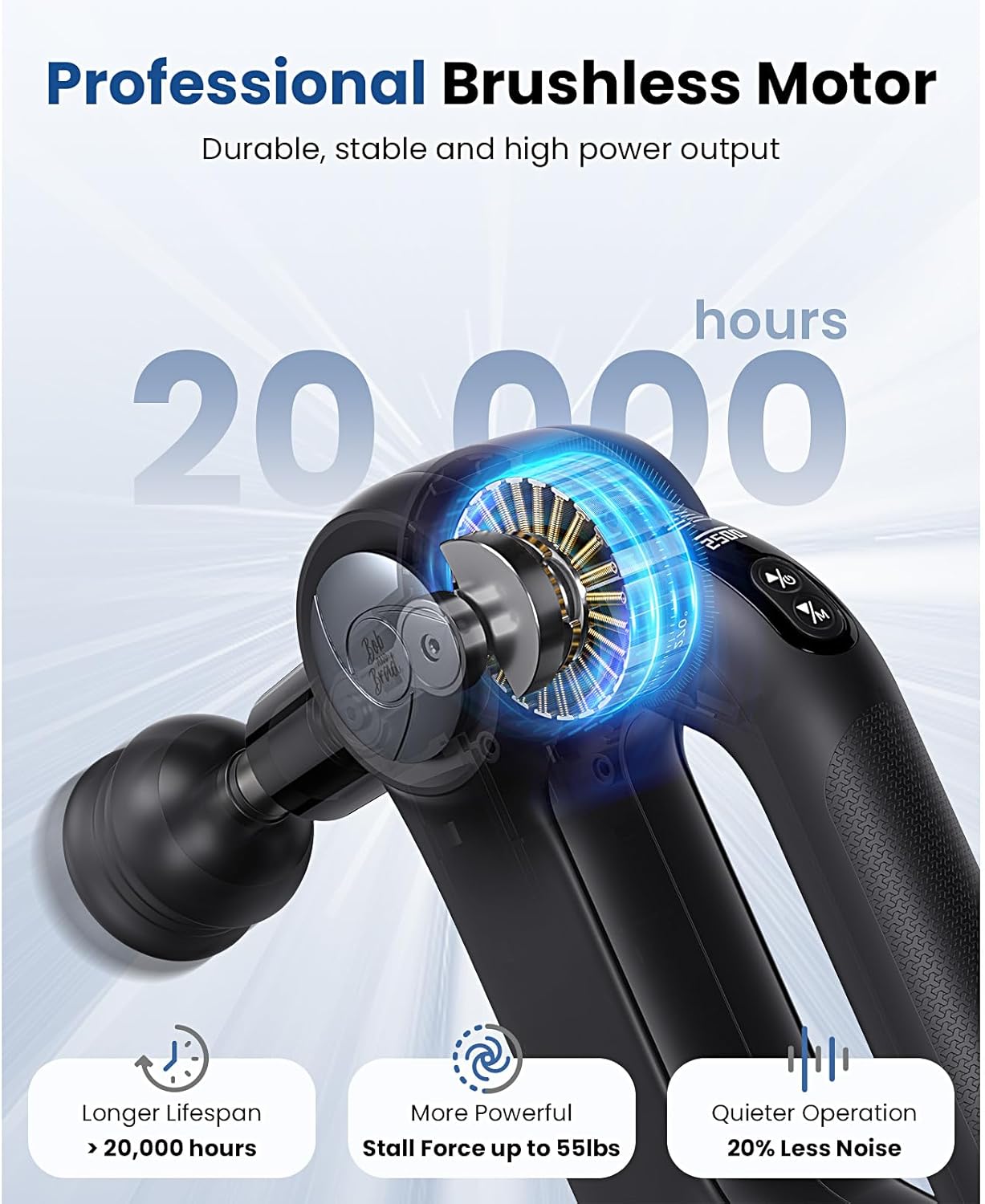 Thumbnail 2 de Bob and Brad D5 Pro Massage Gun with 13mm Amplitude