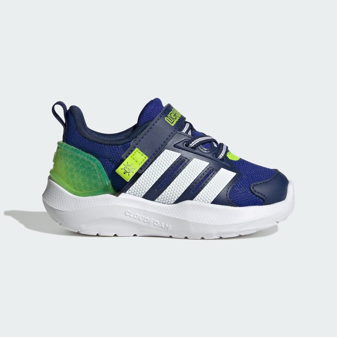Detalle de Zapatilla Lightorama (Bebés) de Adidas – color Azul