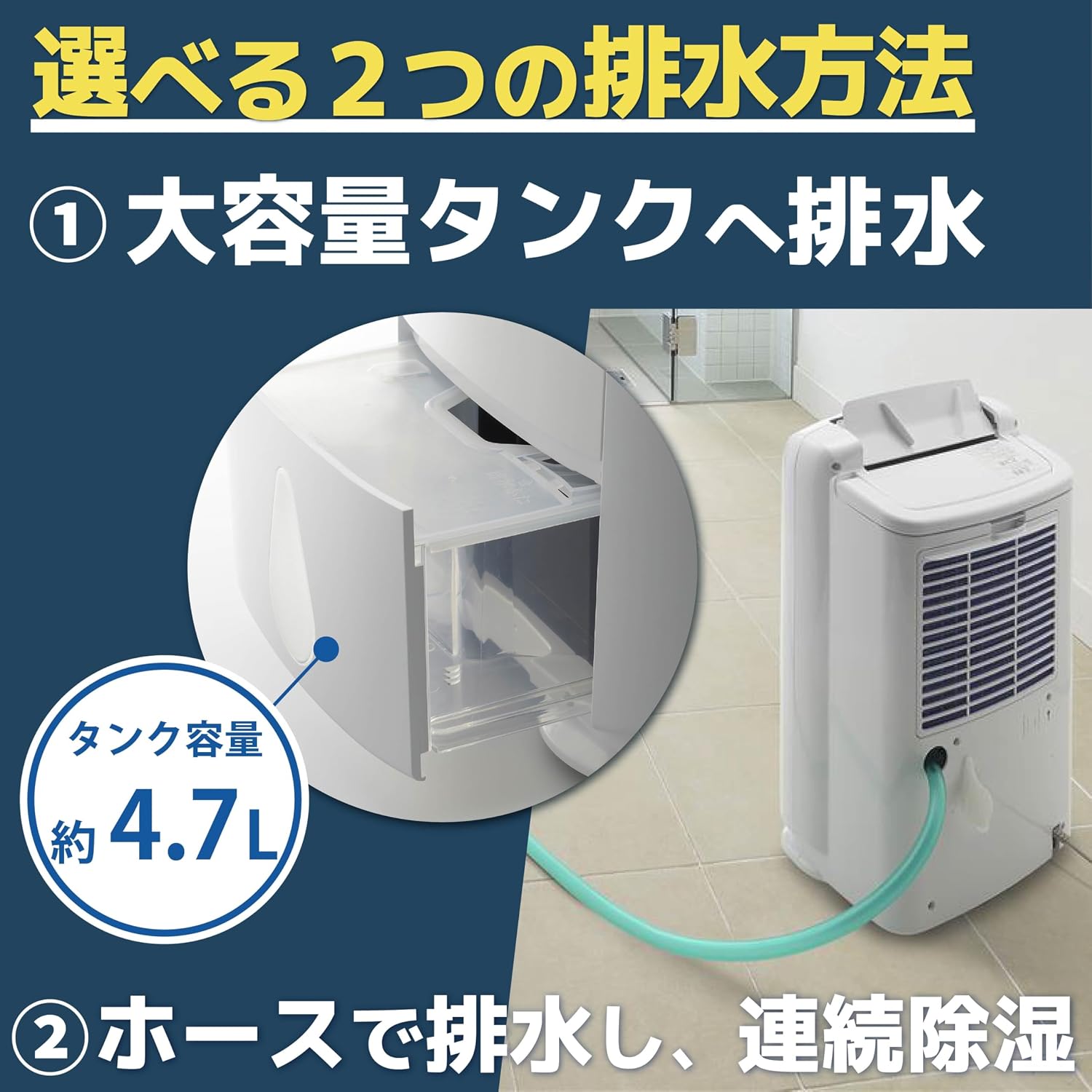 Detalle de 三菱電機 MJ-P180RX-W 衣類乾燥除湿機 18L・コンプレッサー式、約4.7Lタンク搭載