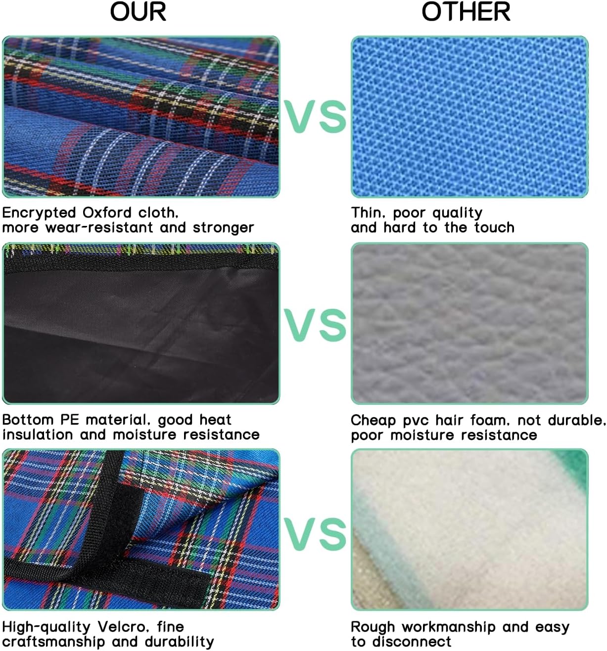 Thumbnail 6 de SOMIYAMI picnic blanket 150 x 200 cm