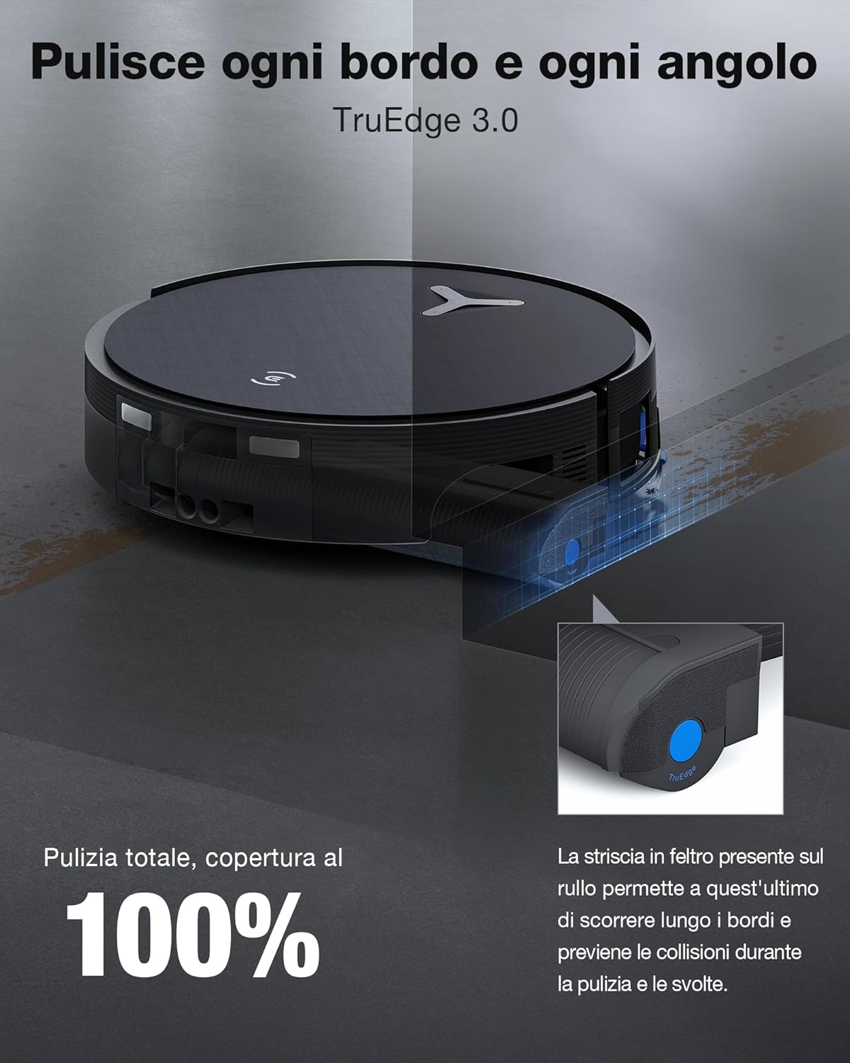 Thumbnail 6 de ECOVACS DEEBOT X12 OmniCyclone Robot Aspirapolvere e Lavapavimenti con FocusJet, BLAST e 22.000 Pa