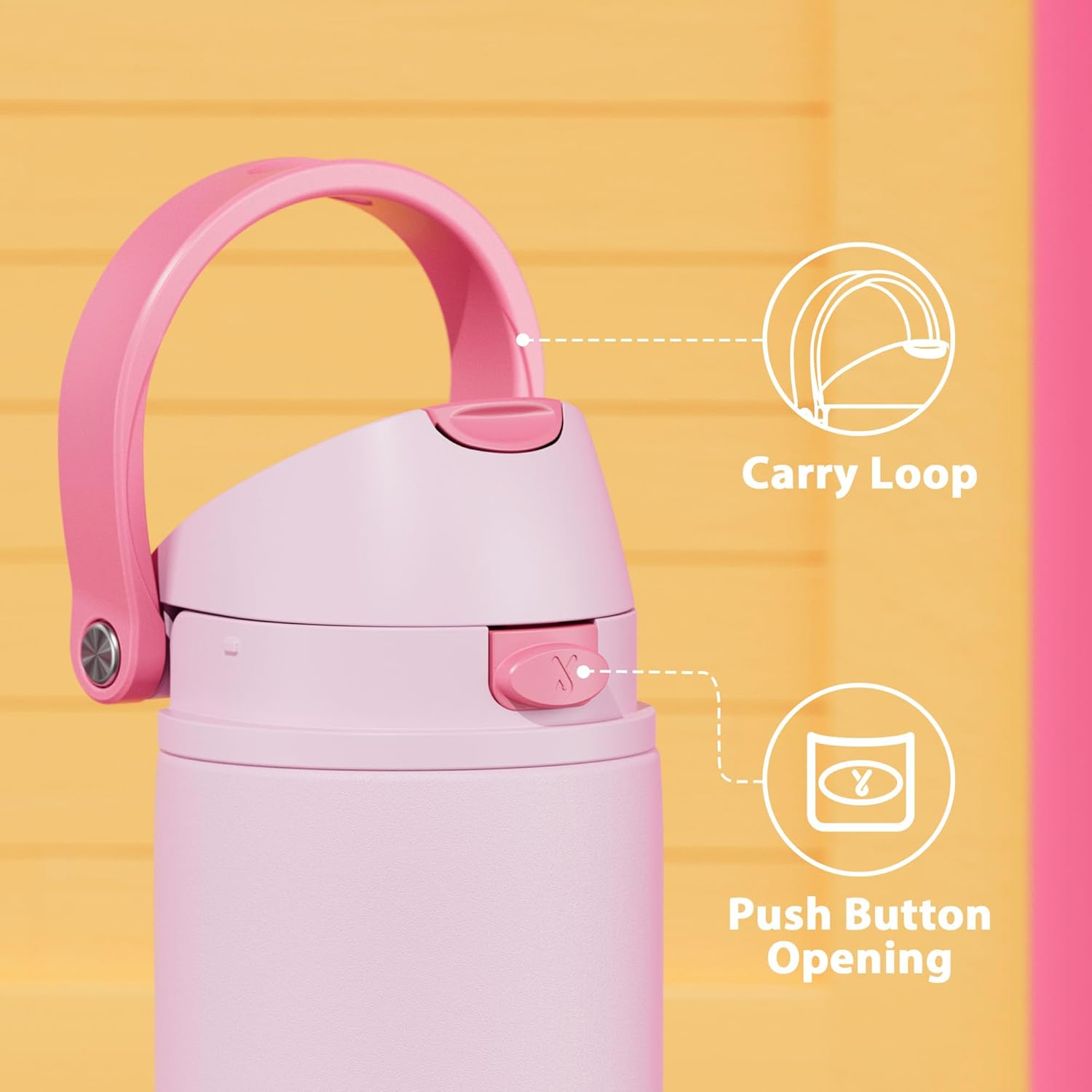 Thumbnail 5 de Meoky Stainless Steel 24 oz Insulated Water Bottle 🚰