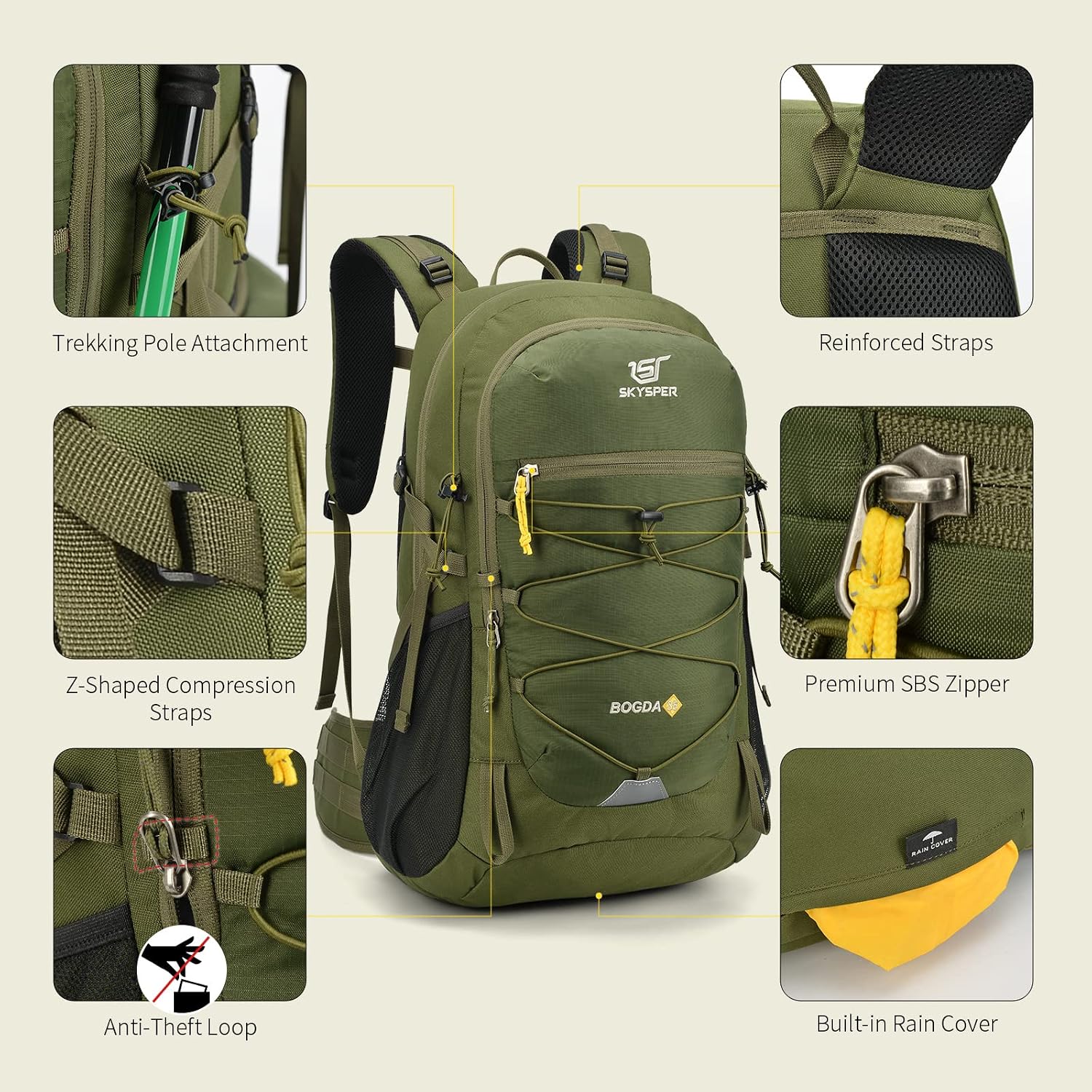 Thumbnail 2 de SKYSPER BOGDA Wanderrucksack